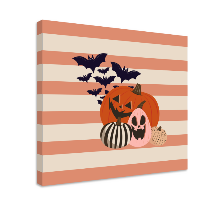 Quadros de desportos coleta de abóboras de halloween - TenStickers