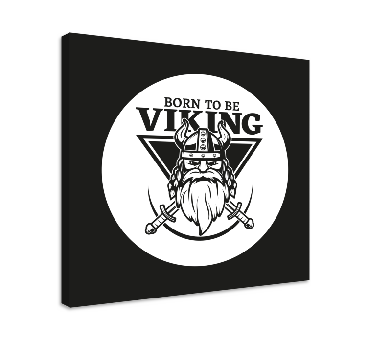 Quadro de personagens emblema do guerreiro viking - TenStickers