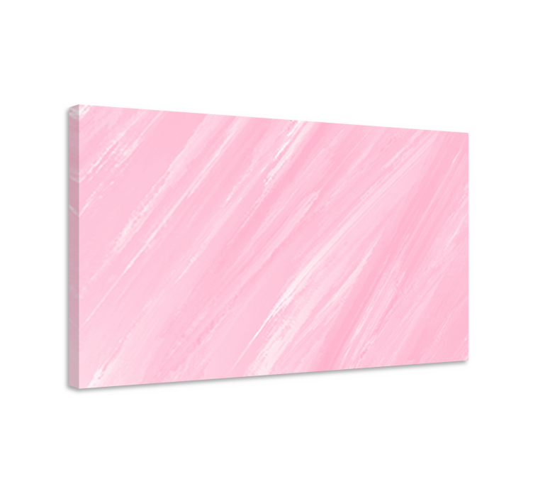 Quadro de arte Pintura rosa estilo kawaii - TenStickers