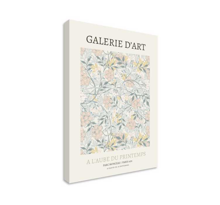 Quadro de flores com design de padrões florais - TenStickers