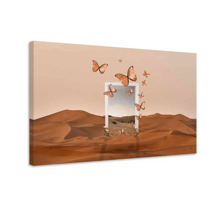 Quadro de arte Paisagem surreal do deserto - TenStickers