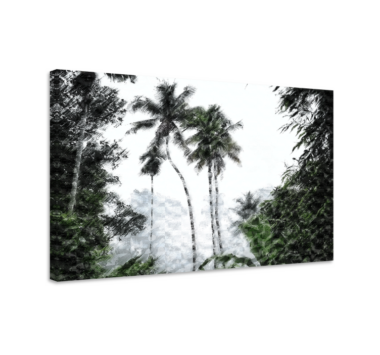 Quadro de paisage Jungleland arte contemporânea - TenStickers