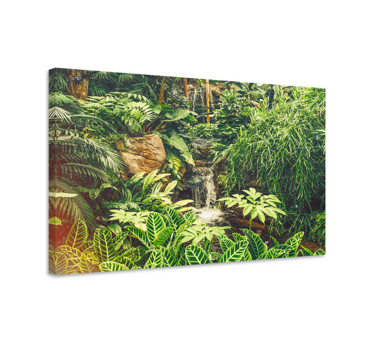 Quadro de paisage Bela floresta tropical verde - TenStickers