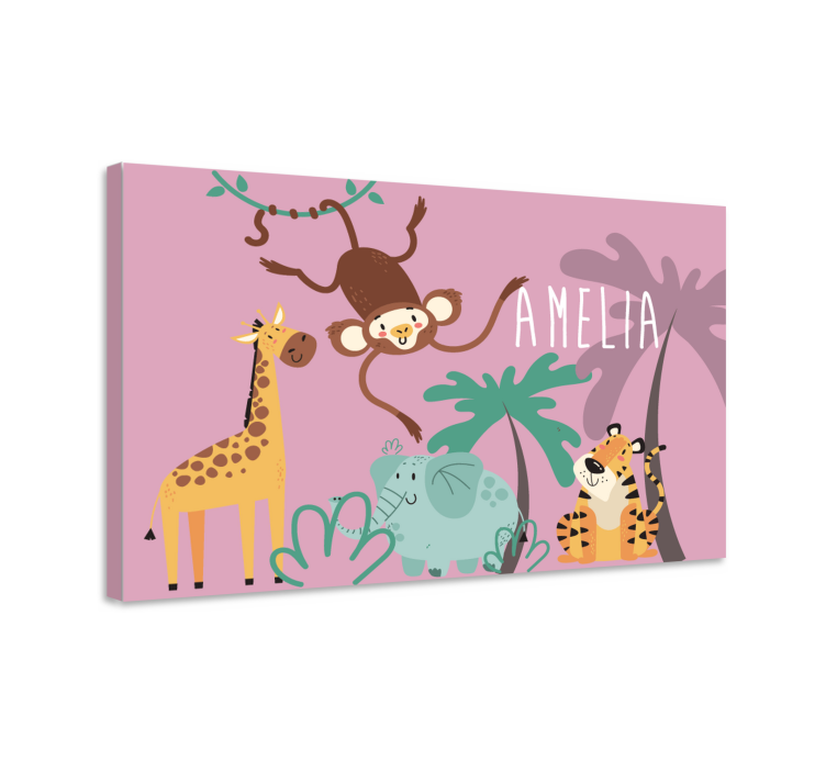 Quadro infantil Selva kids "boho" - TenStickers