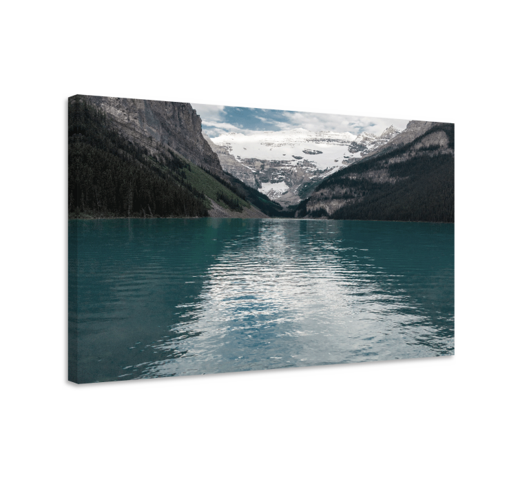 Quadro 3D Rio de paisagem de montanha 3d - TenStickers