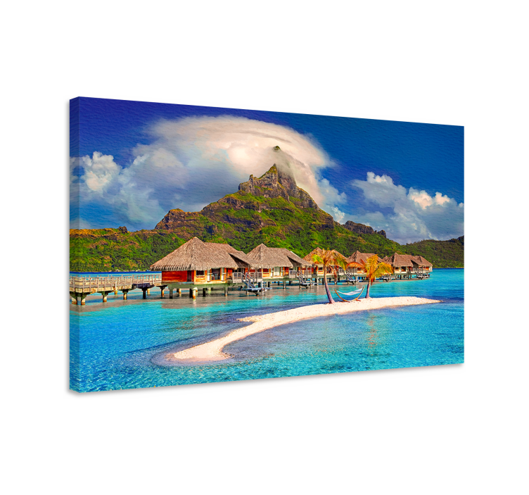 Quadro de paisagem paraíso da ilha tropical - TenStickers