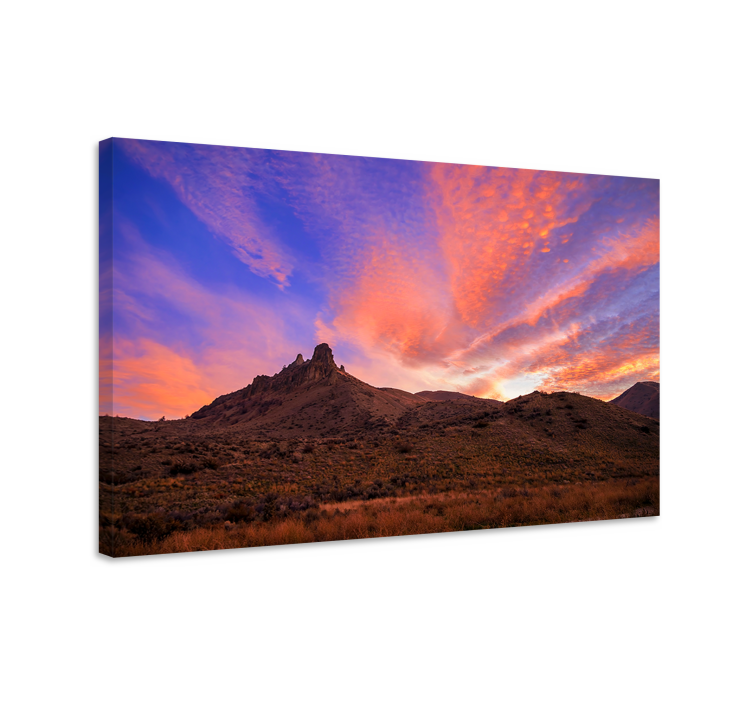 Quadro de paisagem crepúsculo nas grandes montanhas - TenStickers