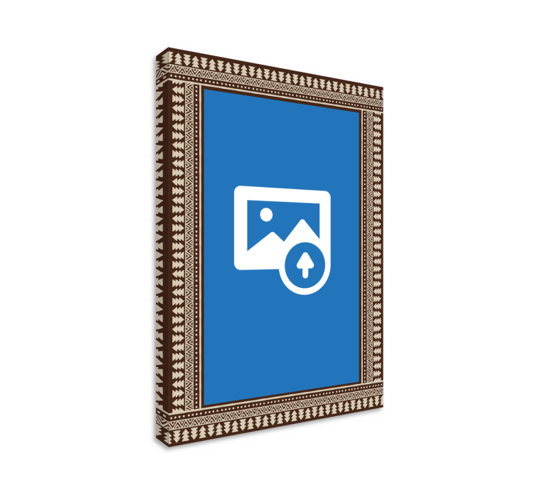 Quadro com nome Moldura boêmia de foto personalizada - TenStickers