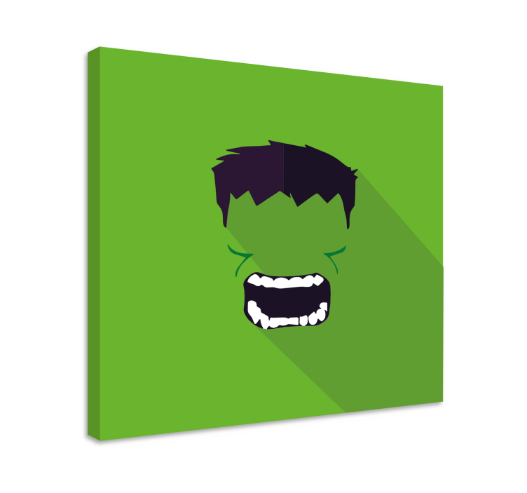 Quadros de super heróis Super-herói verde - TenStickers