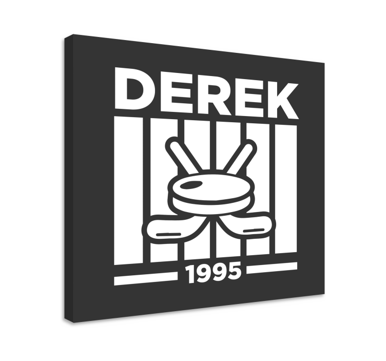 Quadro juvenil design de hóquei personalizado - TenStickers