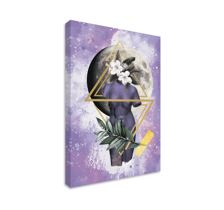 Quadro artístico Colagem digital - TenStickers