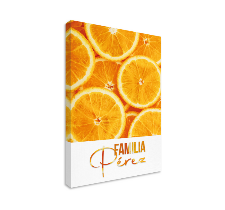 Quadro Decorativo de vinícola laranja - TenStickers