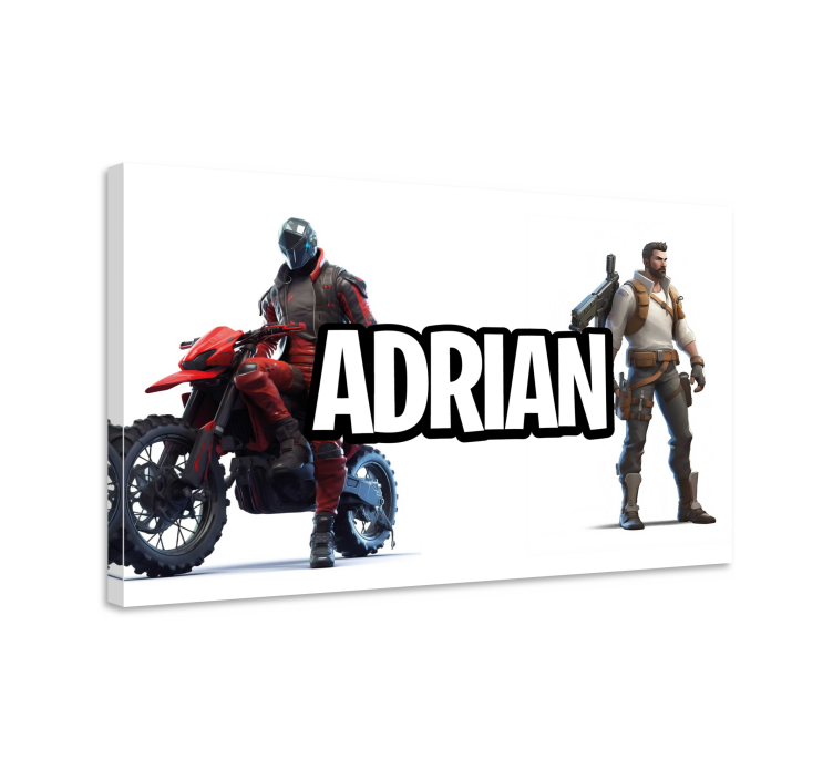 Quadro videogame olá, (Nome do Personagem)! Estou muito feliz em  - TenStickers