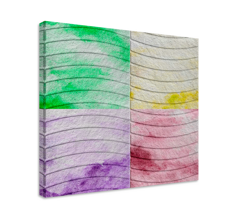 Quadro decorativo para sala azulejos das Ramblas - TenStickers