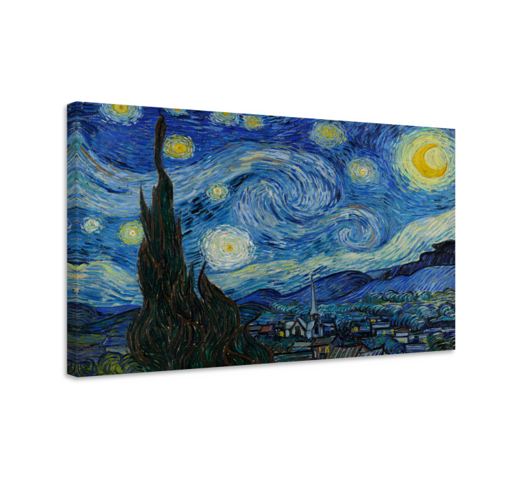 Quadro de arte noite Estrelada de Van Gogh - TenStickers