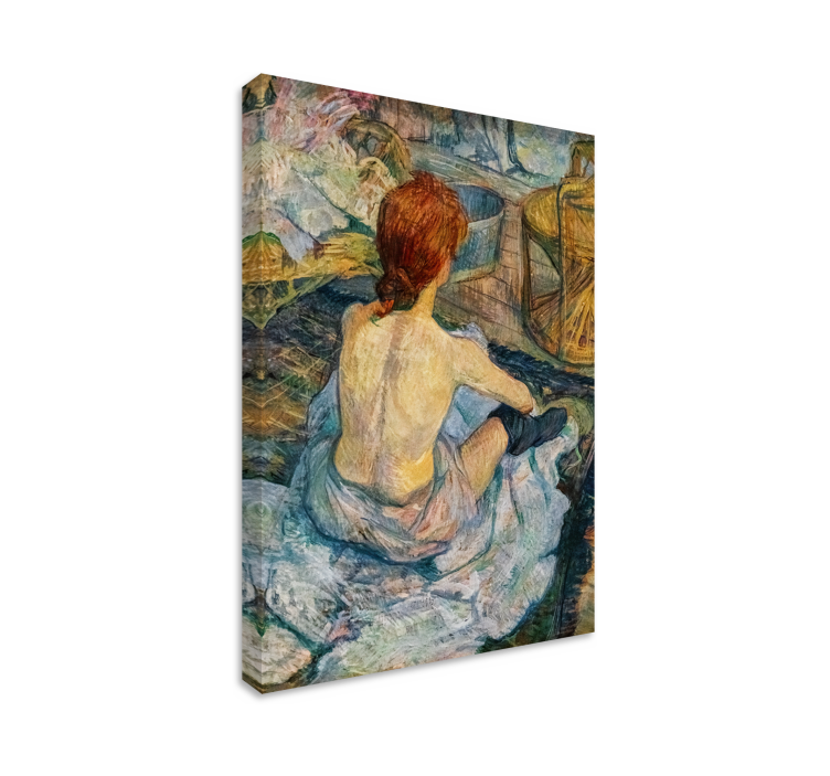 Quadro de arte "A Toilette" por Toulouse-Lautrec"A Toalete" por T - TenStickers