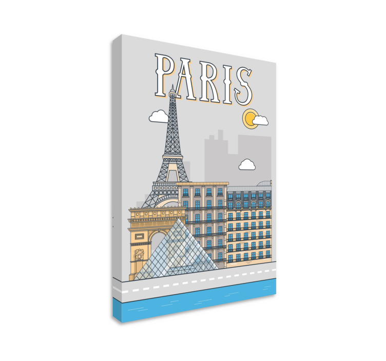 Quartos de cidades paris em português é Paris. - TenStickers