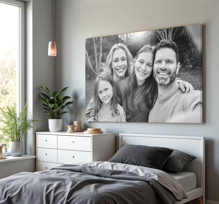 Quadro personalizável foto de família - TenStickers