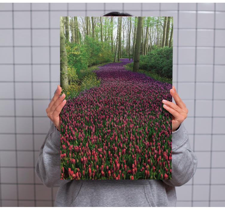 Quadro de flores caminho floral em flor - TenStickers