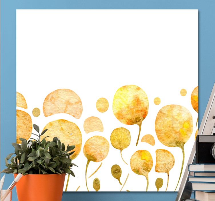 Quadro de flores flores floridas e radiantes - TenStickers