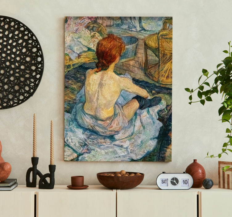 Quadro de arte "A Toilette" por Toulouse-Lautrec"A Toalete" por T - TenStickers