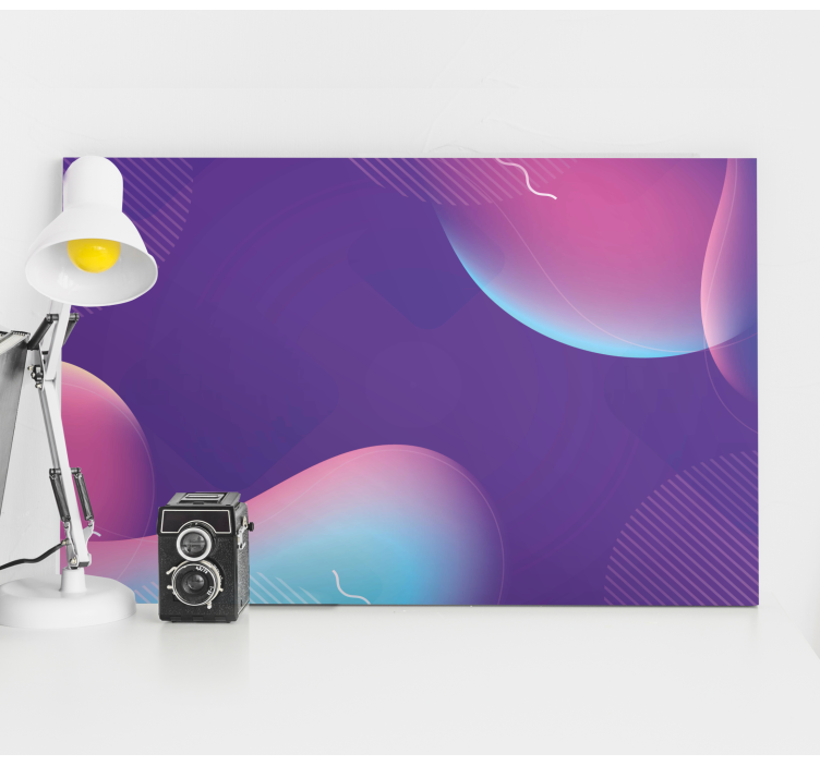 Quadro de arte Gradientes fluidos de arte moderna - TenStickers
