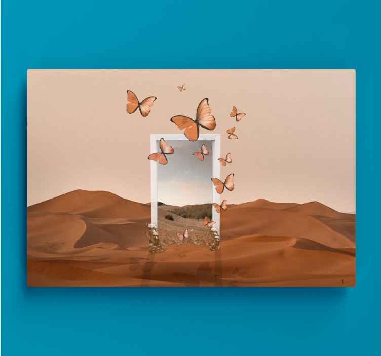 Quadro de arte Paisagem surreal do deserto - TenStickers
