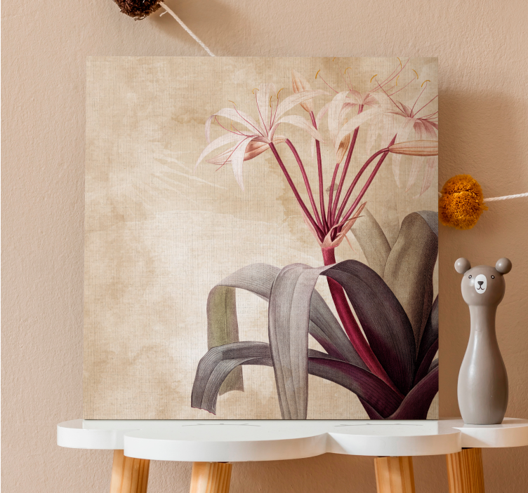 Quadro de flores Flores botânicas roxas frescas - TenStickers