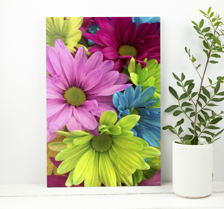 Quadro de flores Flores coloridas - TenStickers