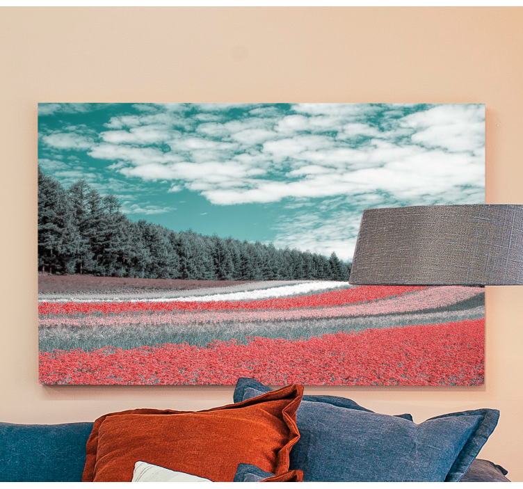 Quadro de flores Tipo diferente de campo de flores - TenStickers