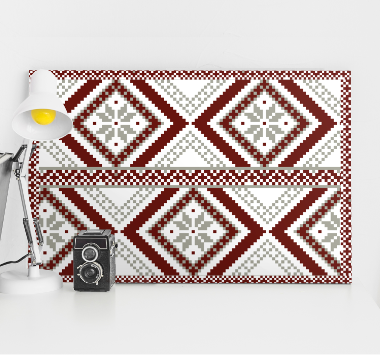 Quadro decorativo moderno conceito diamante geométrico - TenStickers