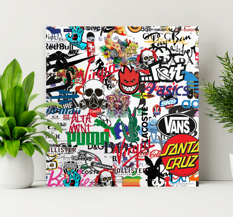Quadro moderno Logo famoso - TenStickers