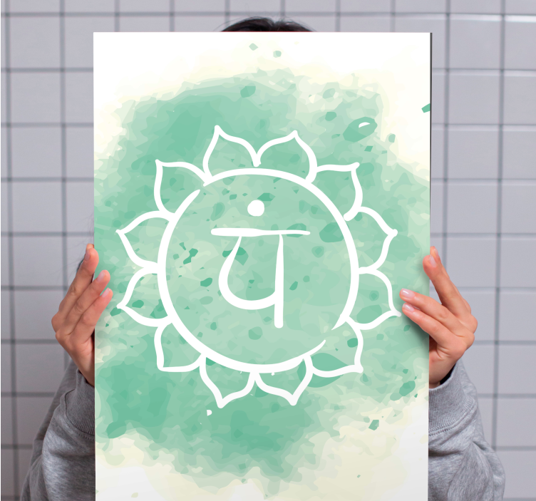 Quadro decorativo zen símbolo da meditação - TenStickers
