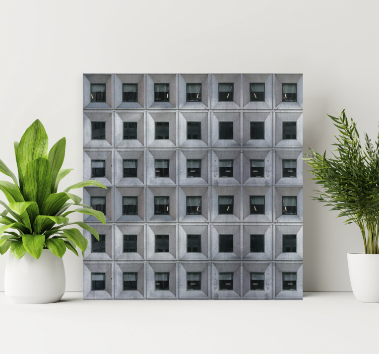 Quadro 3D Arquitetura brutalista - TenStickers