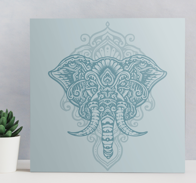 Quadro com mandala Mandala de elefante - TenStickers