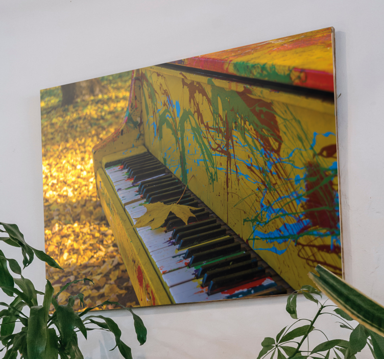 Quadro de música Respingo de piano - TenStickers