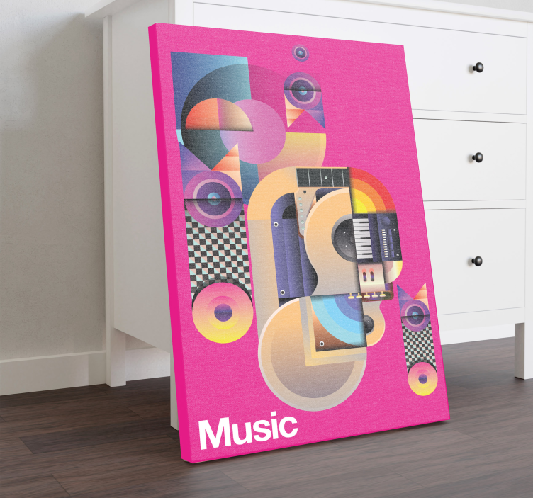 Quadro de música Temas de música moderna - TenStickers