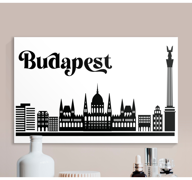 Quartos de cidades com vista para o horizonte de budapeste - TenStickers