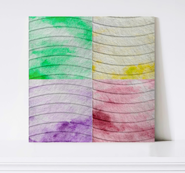 Quadro decorativo para sala azulejos das Ramblas - TenStickers