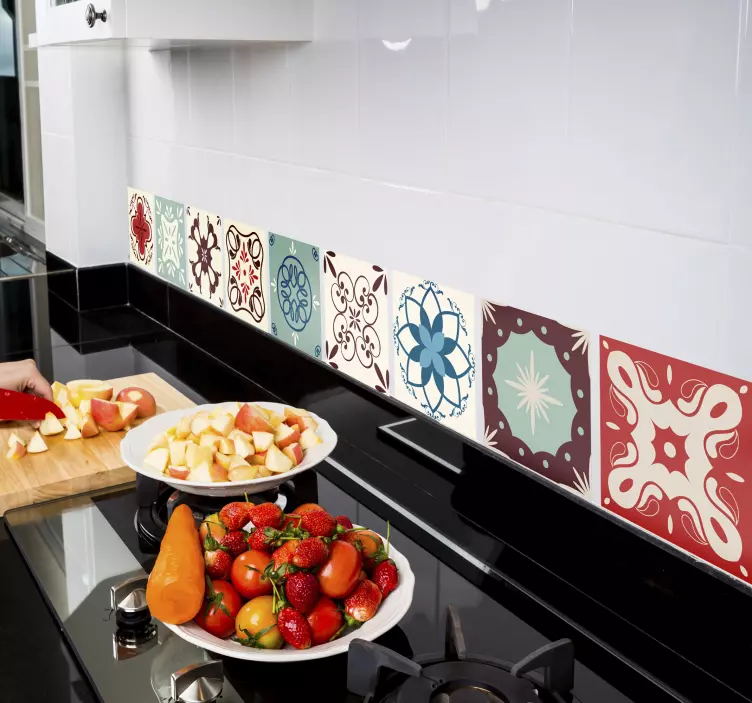 Vinil para azulejos estilo vintage - TenStickers