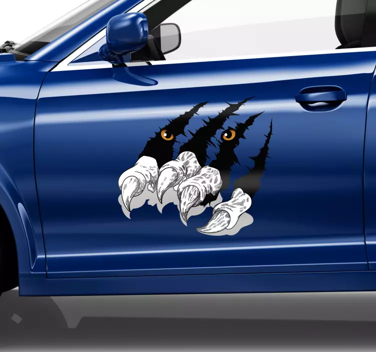 Autocolantes de efeitos visuais Garras de tigre - TenStickers