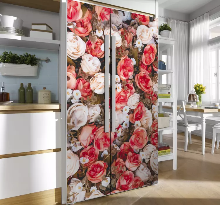 Autocolante para lava louça estilo Floral - TenStickers