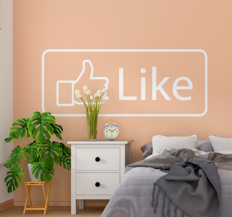 Adesivo com varios desenhos Como facebook - TenStickers