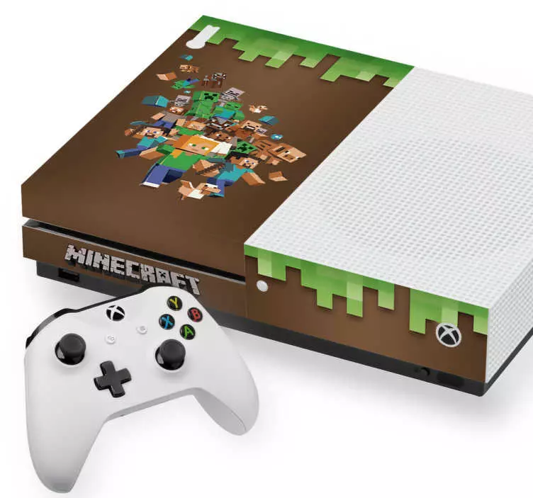 Adesivo decorativo para Nintendo Minecraft - TenStickers