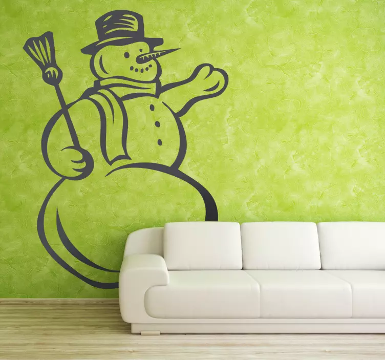 Adesivo de boneco de neve - TenStickers
