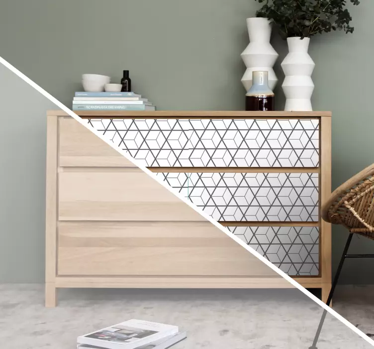 Motivos escandinavos autocolante para móveis - TenStickers