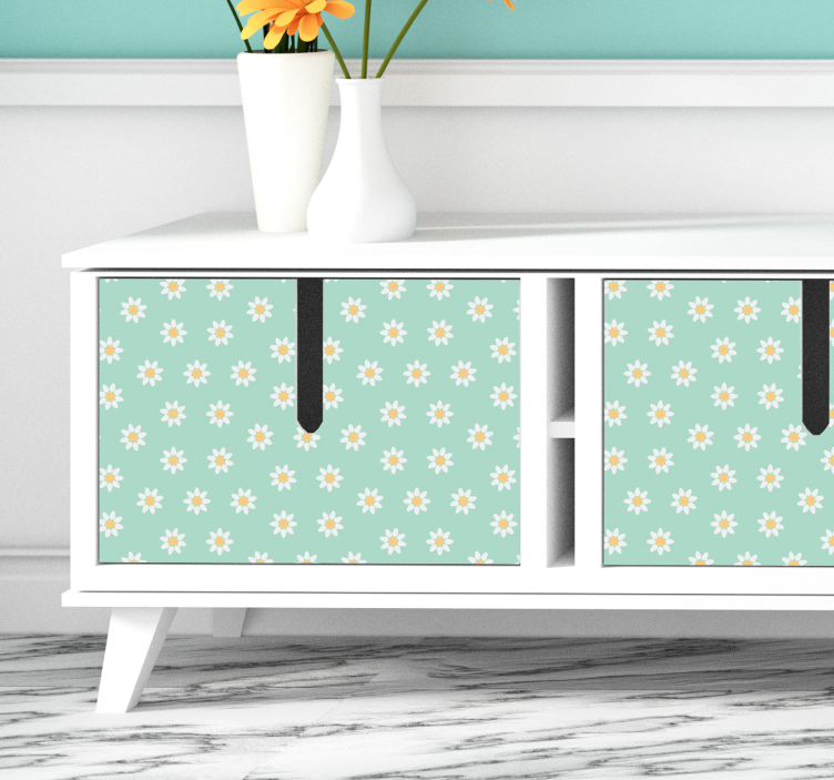 Autocolantes para móveis Margarida flores - TenStickers