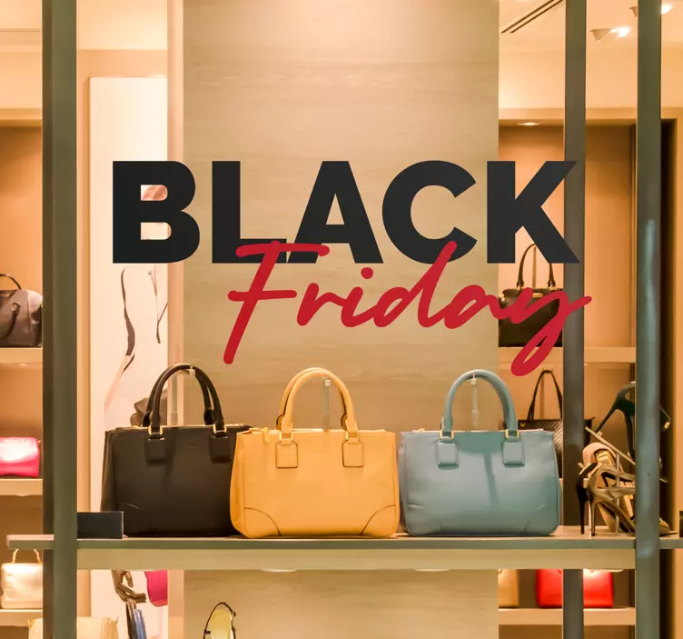 Autocolante para black friday produtosimples de sexta-feira negra - TenStickers
