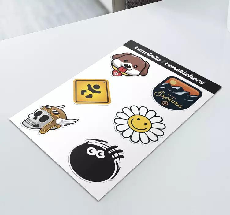 Autocolante decorativo para carros Conjunto de adesivos - TenStickers