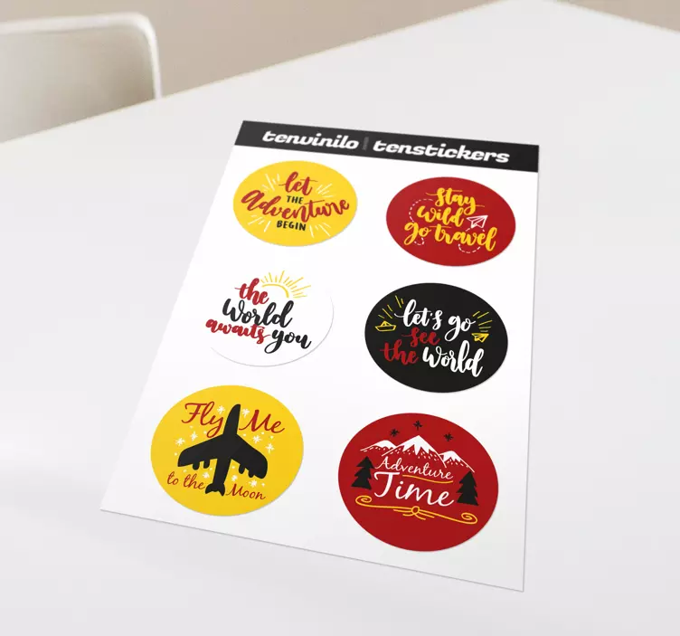 Vinil para carros Viajantes - TenStickers